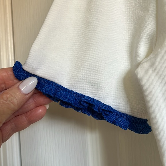 NWT-Zara Top w/crochet trim - Picture 3 of 5